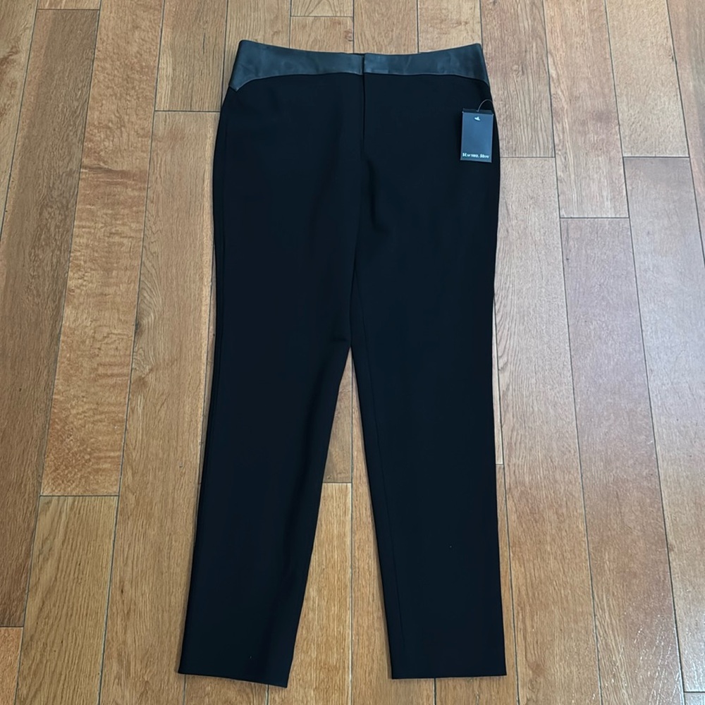 Rachel Roy womens stretch skinny pants high rise black size 10.